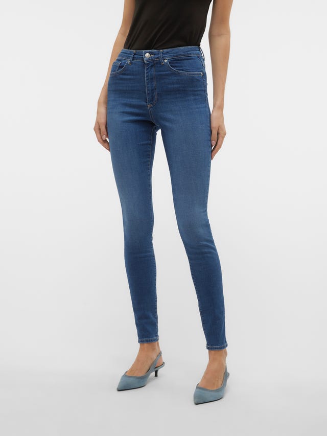Vero Moda VMSOPHIA Hohe Taille Skinny Fit Jeans - 10308227