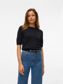 Vero Moda VMSILJE Pulovr -Black - 10308273