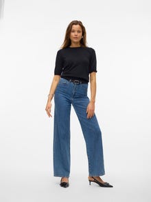 Vero Moda VMSILJE Pulovr -Black - 10308273