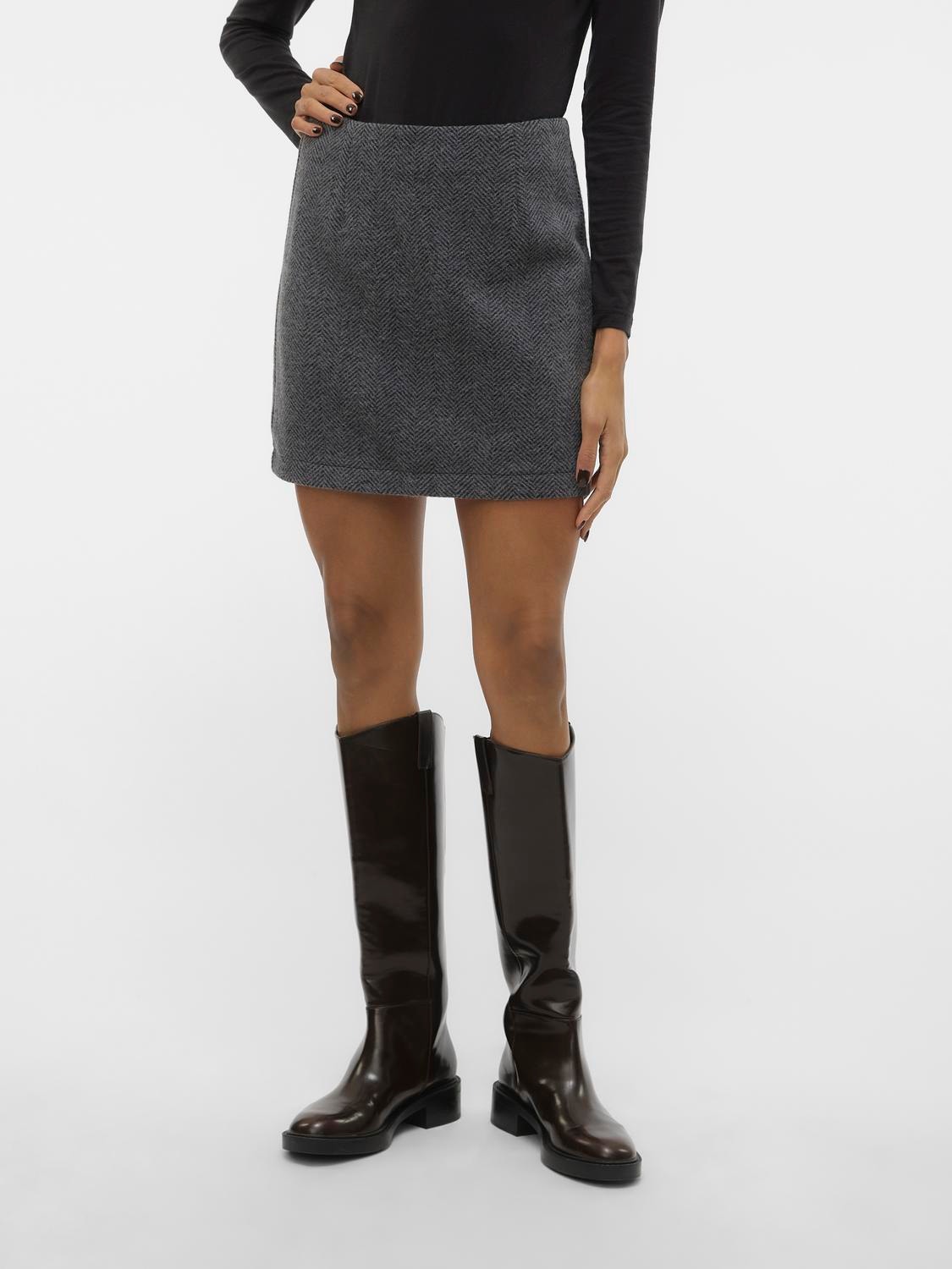 Vero Moda VMNOLA Mini skirt -Black - 10308296