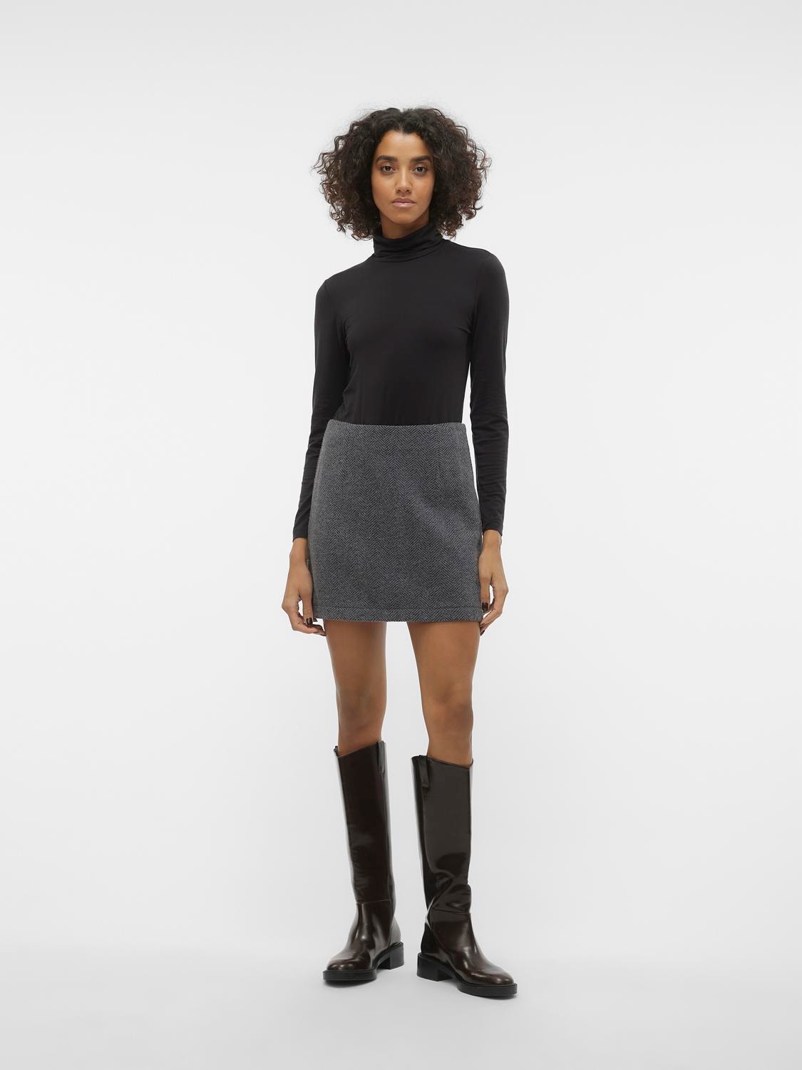 Vero Moda VMNOLA Mini skirt -Black - 10308296