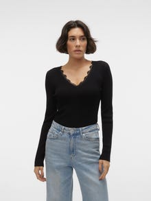 Vero Moda AWVILJA Pullover -Black - 10308298