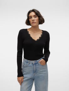 Vero Moda AWVILJA Pullover -Black - 10308298