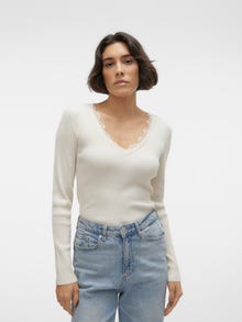 Vero Moda AWVILJA Pulóver -Birch - 10308298