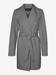Vero Moda VMEMMA Mantel -Medium Grey Melange - 10308304