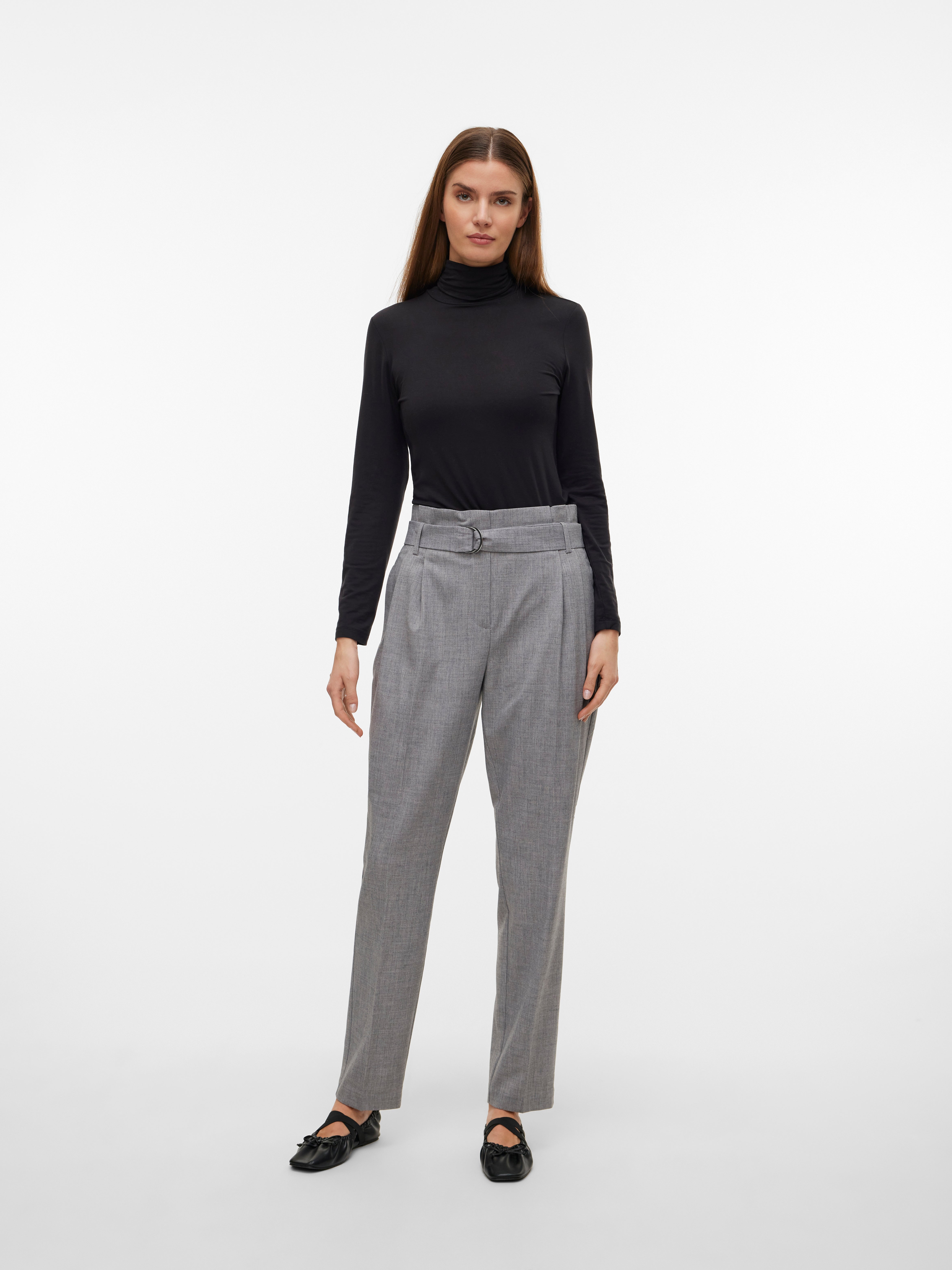 Pantalon taille haute vero moda best sale