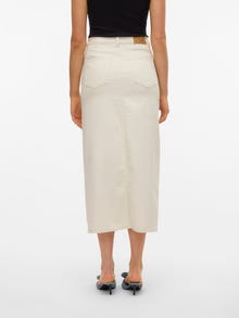 Vero Moda VMVERI Hög midja Lång kjol -Birch - 10308373