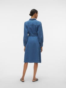 Vero Moda VMMARIE Lange jurk -Medium Blue Denim - 10308382