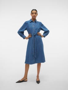 Vero Moda VMMARIE Lång klänning -Medium Blue Denim - 10308382