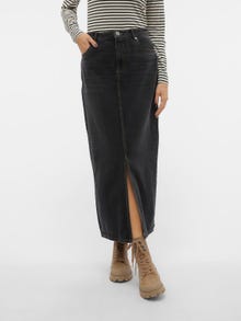 Vero Moda VMKYLE Long skirt -Dark Grey Denim - 10308404