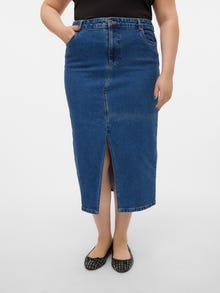 Vero Moda VMCVERI Lång kjol -Medium Blue Denim - 10308406