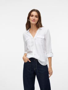 Vero Moda VMLINN Skjorta -Snow White - 10308407