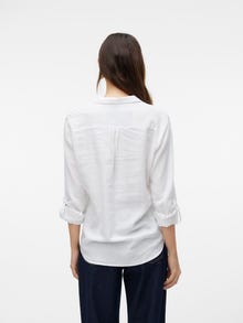 Vero Moda VMLINN Shirt -Snow White - 10308407