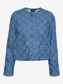 Vero Moda VMOLIVE Denim jacket -Medium Blue Denim - 10308430