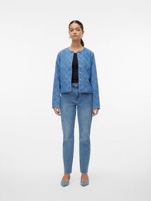 Vero Moda VMOLIVE Denim jacket -Medium Blue Denim - 10308430