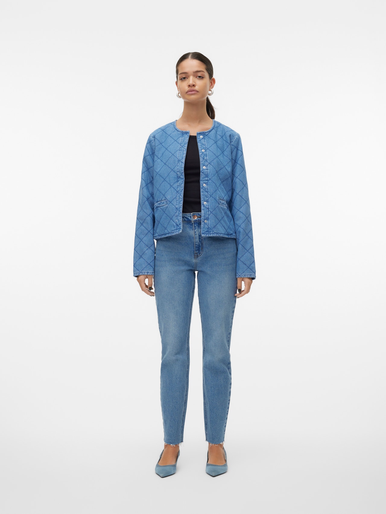 Vero Moda VMOLIVE Giubbotto di jeans -Medium Blue Denim - 10308430