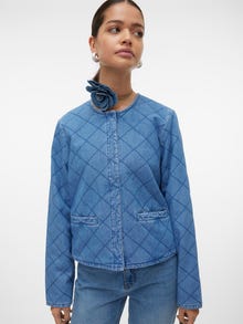Vero Moda VMOLIVE Denim jacket -Medium Blue Denim - 10308430