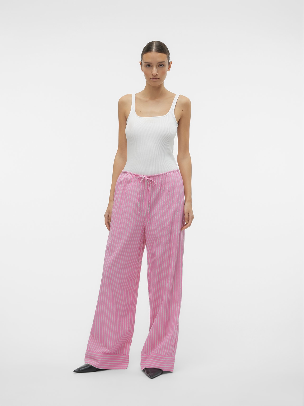 Vero Moda VMGILI Taille haute Pantalons -Pink Cosmos - 10308443
