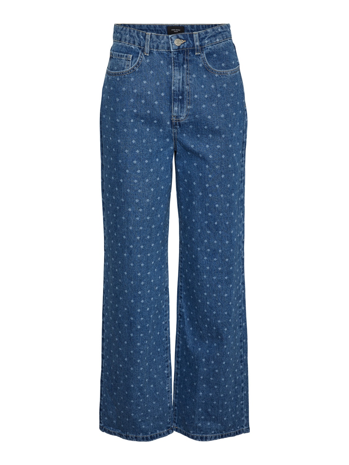 Vero Moda VMKATHY Weit geschnitten Jeans -Medium Blue Denim - 10308474