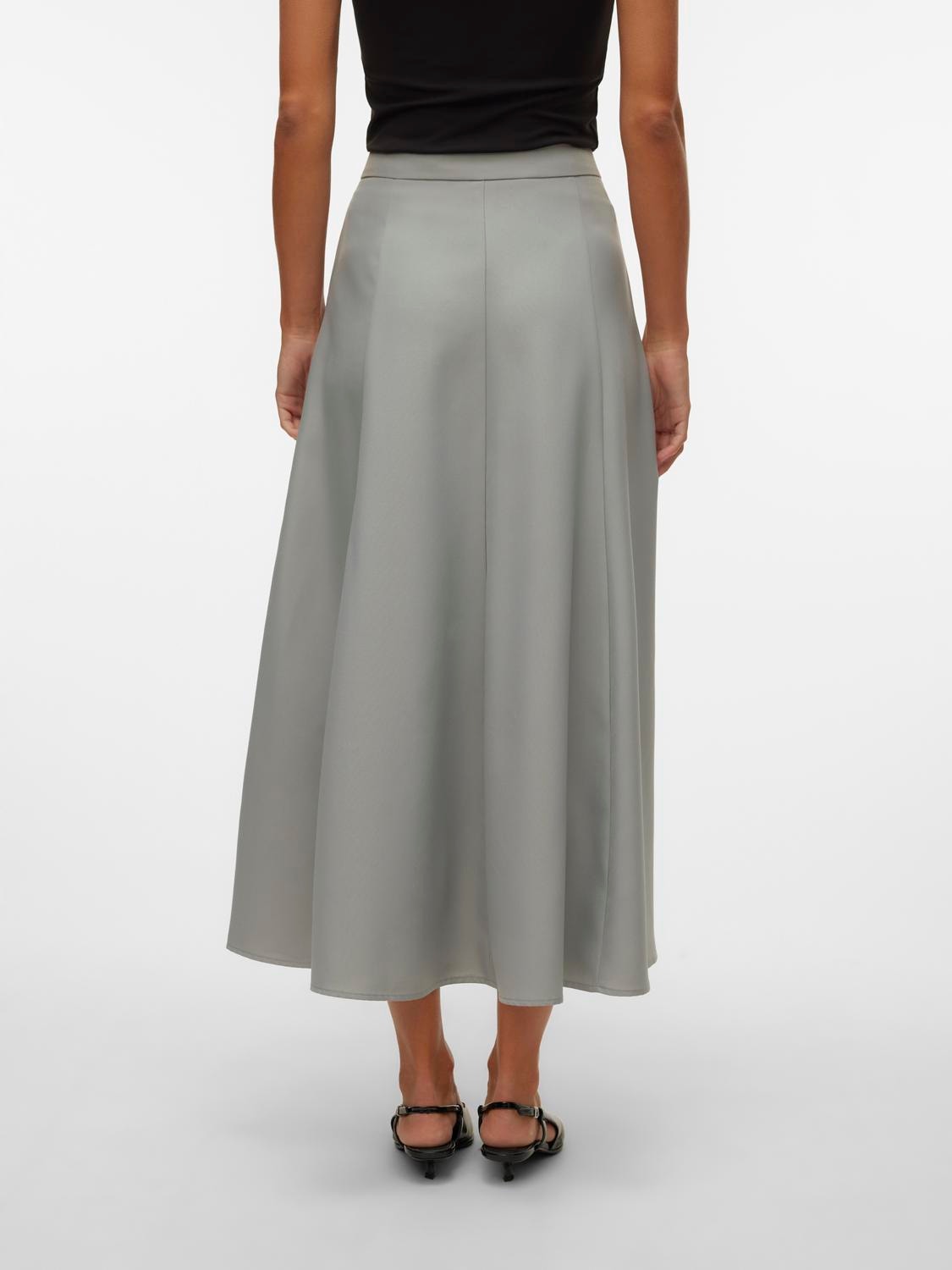 Vero Moda VMALICE Lång kjol -Neutral Gray - 10308525