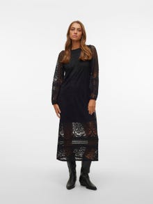 Vero Moda VMBELLA Lange jurk -Black - 10308536