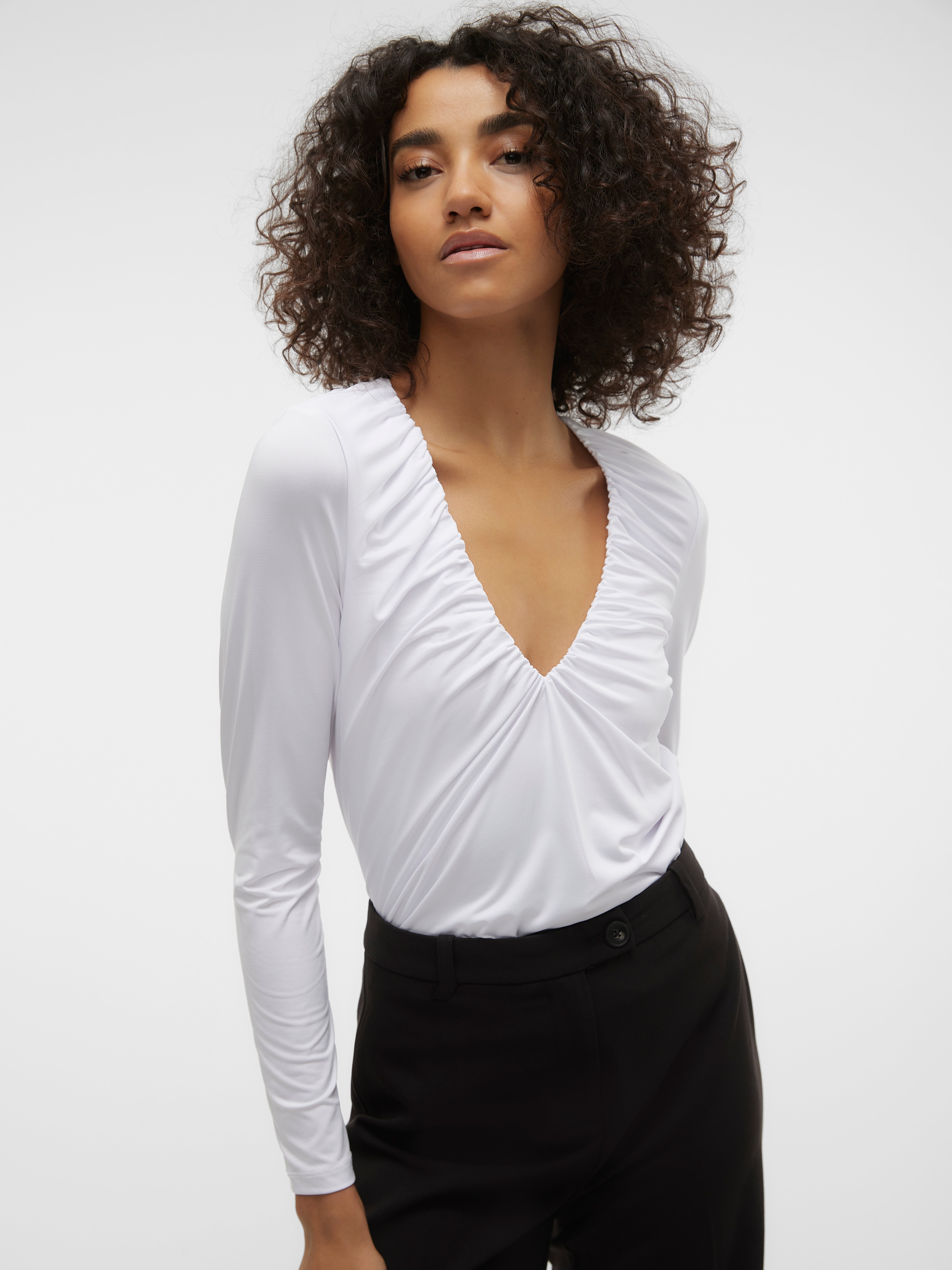 VERO MODA dam topp AWVANNAH - Birch