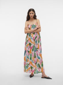 Vero Moda VMKLEO Długa sukienka -Raspberry Sorbet - 10308597