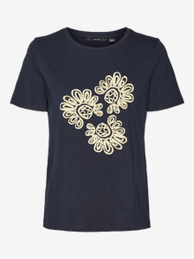Vero Moda VMOLLY T-Shirt -Navy Blazer - 10308638