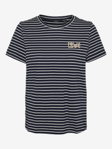 Vero Moda VMOYA T-Shirt -Navy Blazer - 10308684