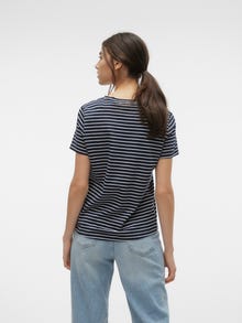 Vero Moda VMOYA T-Shirt -Navy Blazer - 10308684