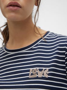 Vero Moda VMOYA T-Shirt -Navy Blazer - 10308684