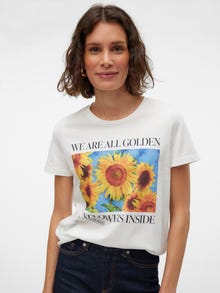Vero Moda VMODE T-Shirt -Snow White - 10308689