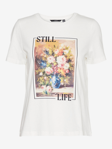 Vero Moda VMODE T-Shirt -Snow White - 10308689