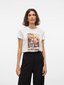 Vero Moda VMODE T-Shirt -Snow White - 10308689