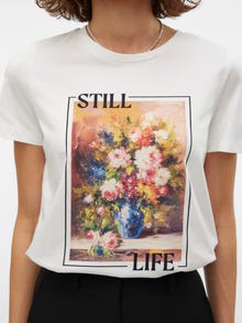 Vero Moda VMODE T-Shirt -Snow White - 10308689