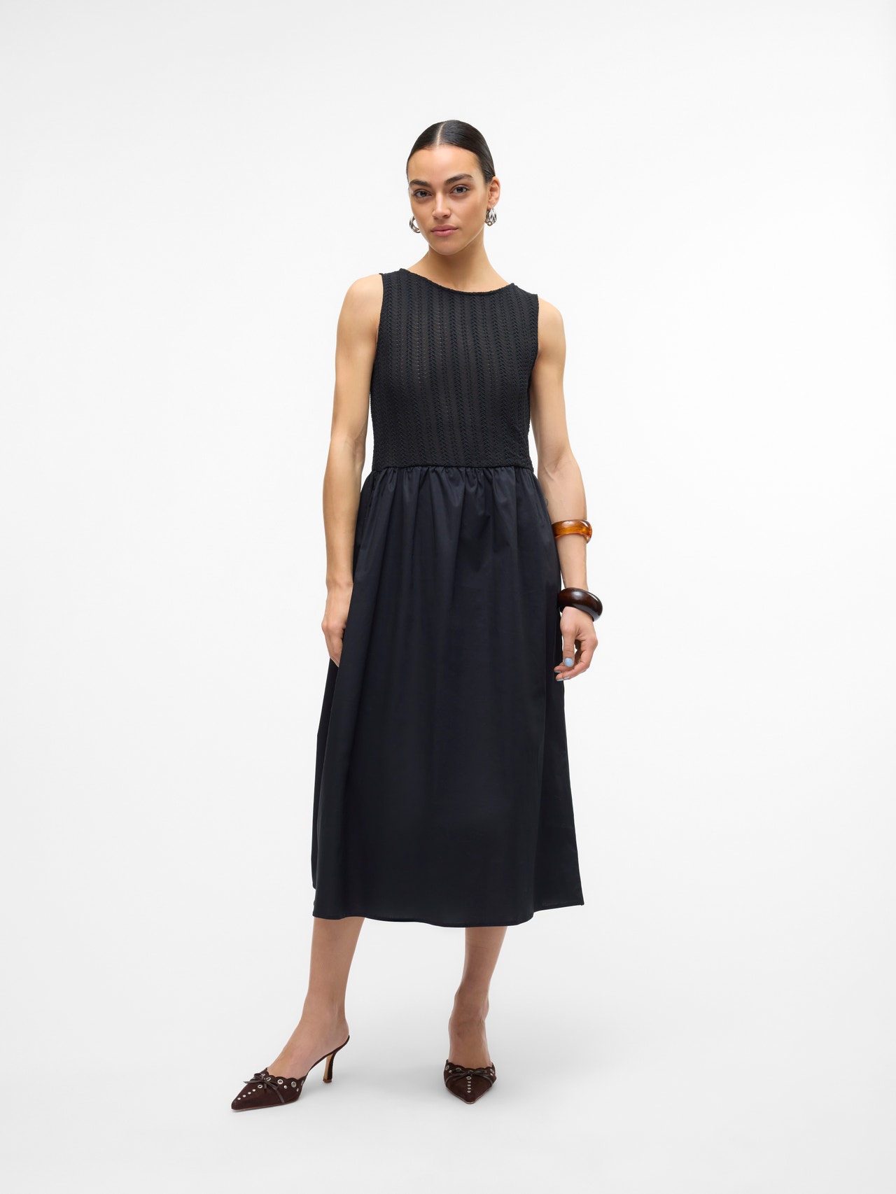 Vero Moda VMNAJA Długa sukienka -Black - 10308697
