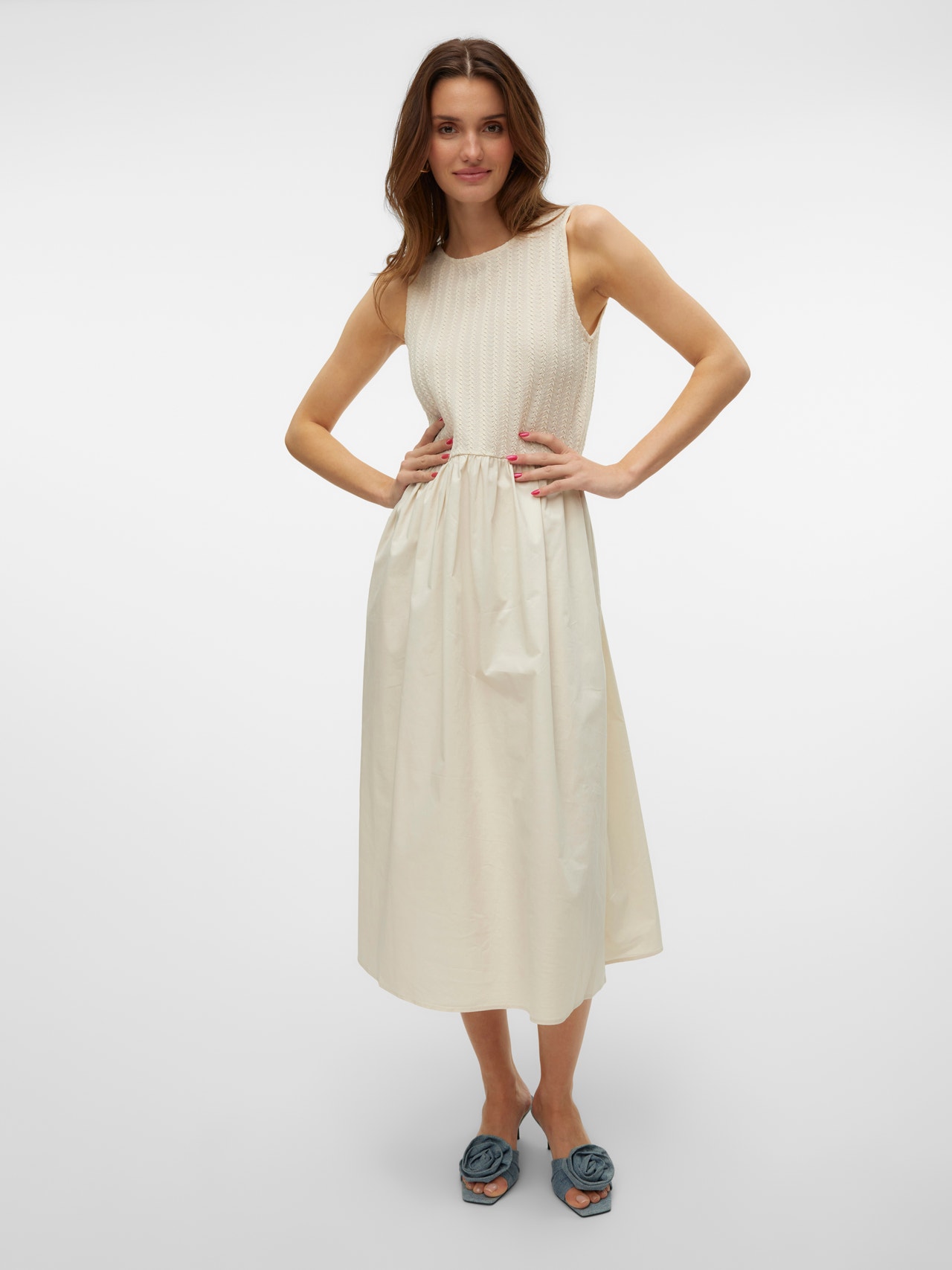 Vero Moda VMNAJA Lange jurk -Birch - 10308697