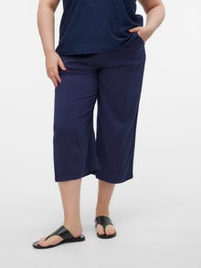 Vero Moda VMCEASY High rise Trousers -Navy Blazer - 10308723