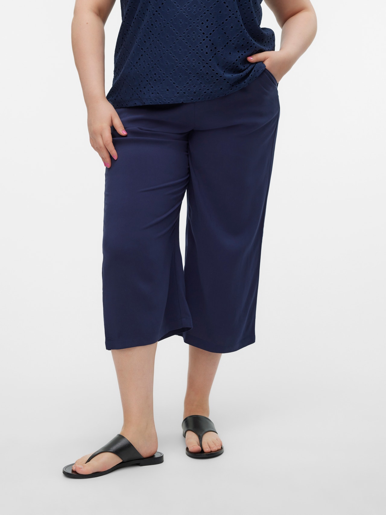 Vero Moda VMCEASY Taille haute Pantalons -Navy Blazer - 10308723