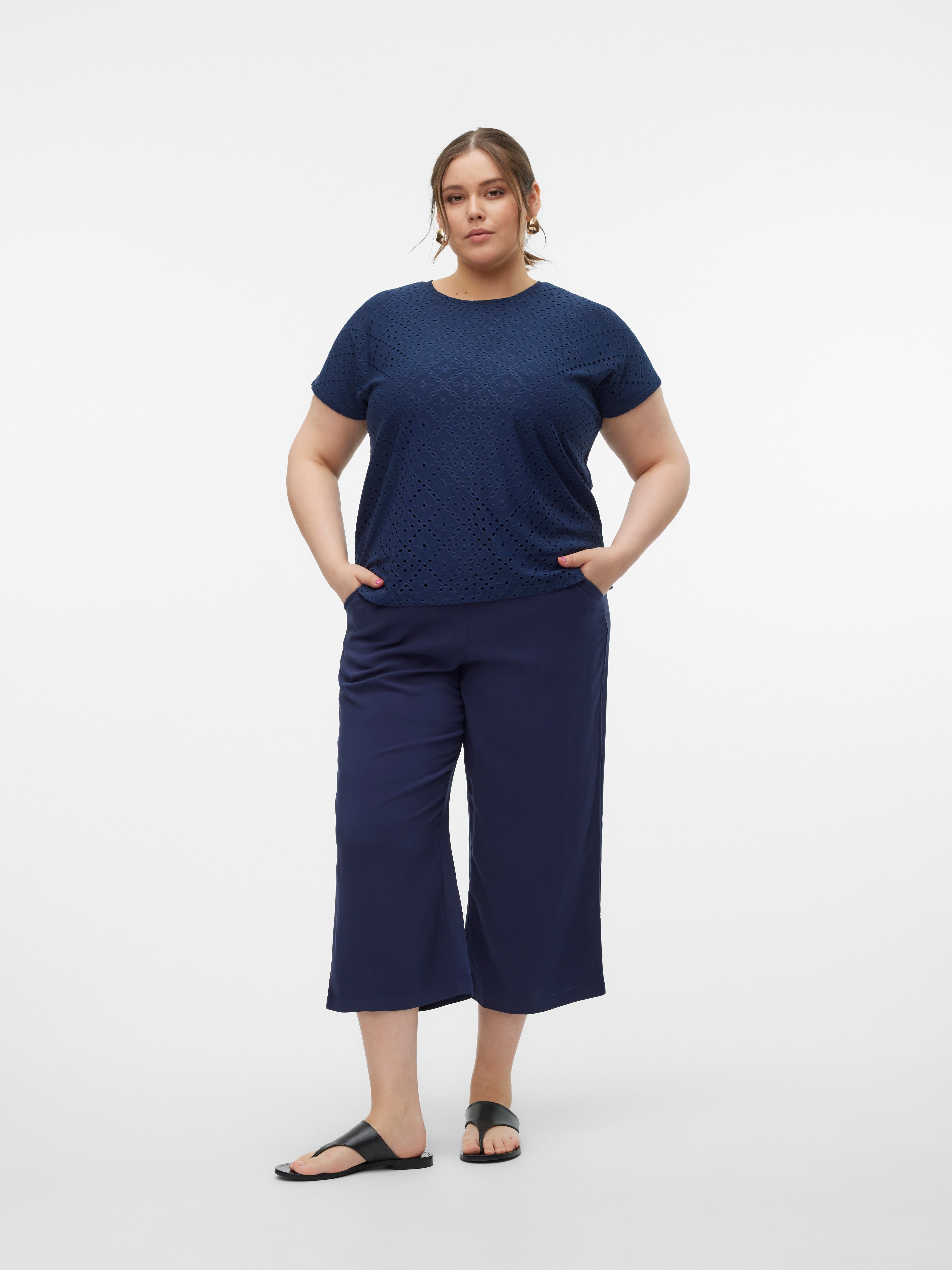 VMCEASY High rise Culotte Trousers