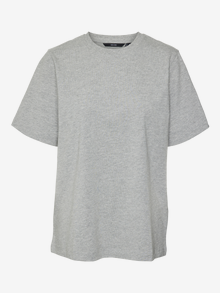 Vero Moda VMDEMI T-Shirt -Light Grey Melange - 10308819