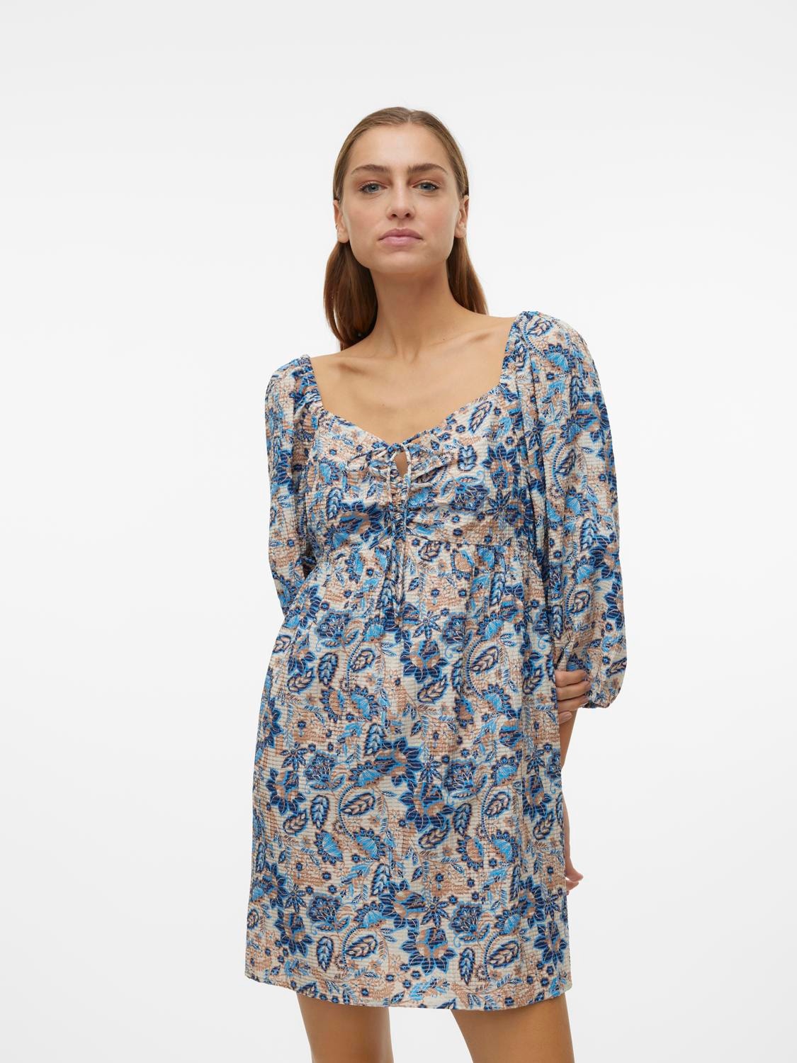 Vero Moda VMMATILDA Krótka sukienka -Ibiza Blue - 10308864