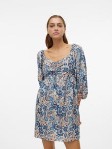 Vero Moda VMMATILDA Kurzes Kleid -Ibiza Blue - 10308864