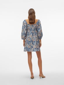 Vero Moda VMMATILDA Kurzes Kleid -Ibiza Blue - 10308864