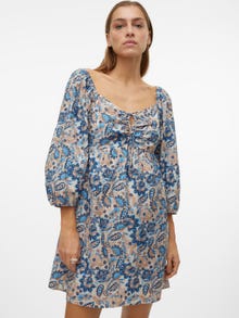 Vero Moda VMMATILDA Korte jurk -Ibiza Blue - 10308864