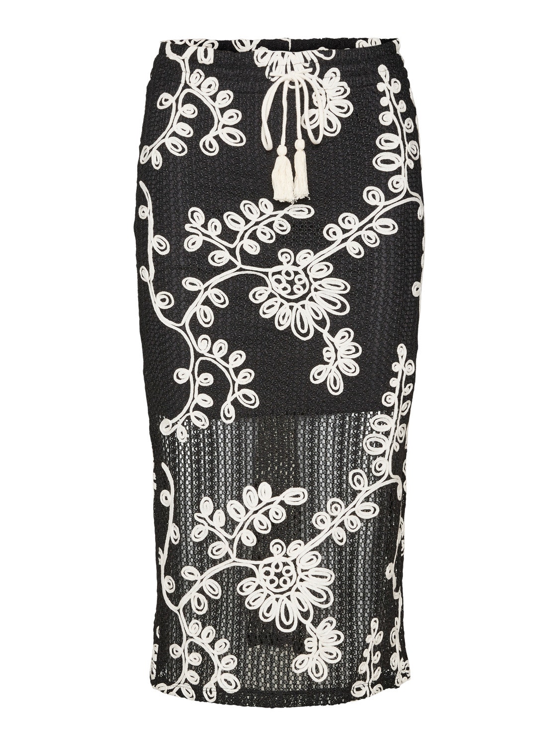 Vero Moda VMCLARA Long skirt -Black - 10308895
