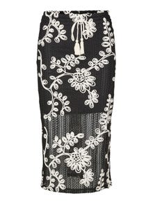 Vero Moda VMCLARA Long Skirt -Black - 10308895