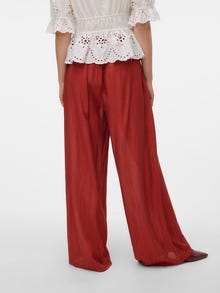 Vero Moda VMMAJA Korkea vyötärö Housut -Barn Red - 10308910