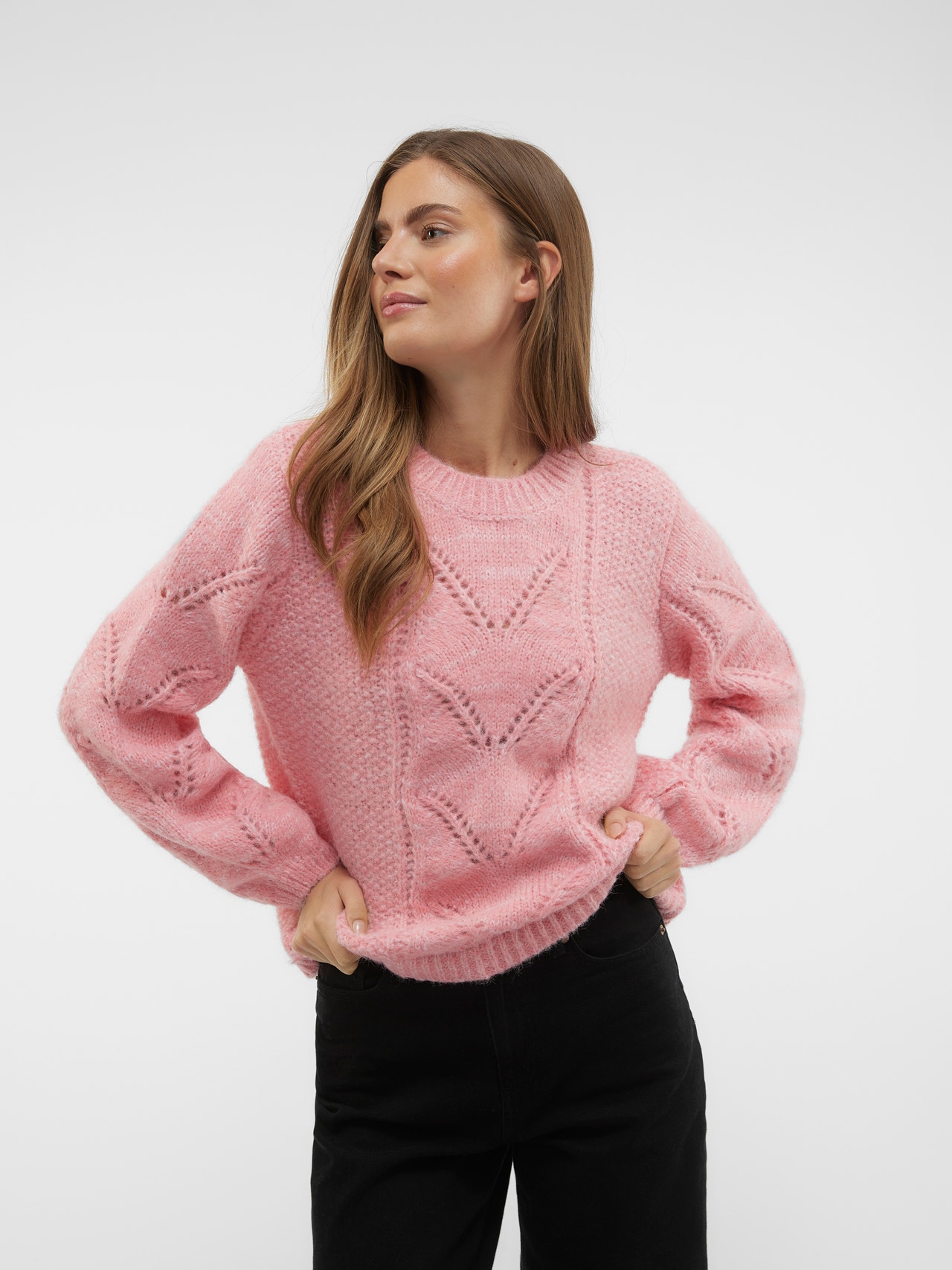 Vero Moda VMSOF Sweter -Sachet Pink - 10308934