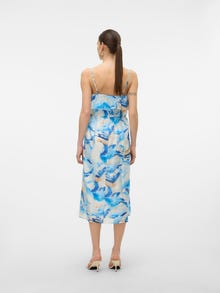 Vero Moda VMOSANA Langes Kleid -Bonnie Blue - 10308973